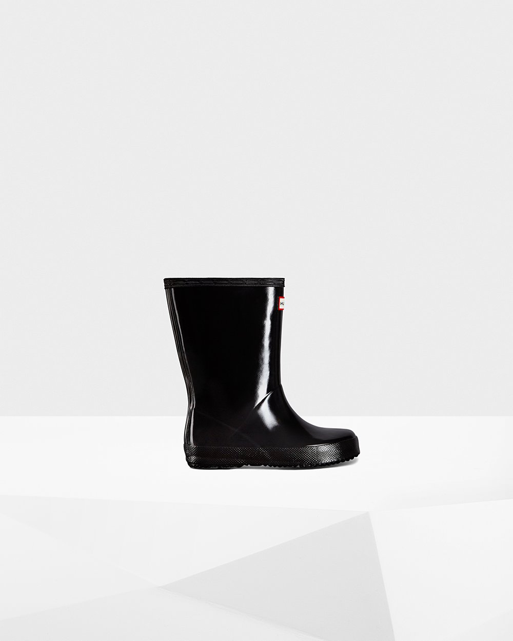 Hunter Yağmur Çizmesi Çocuk Siyah - Original First Classic Gloss - Türkiye TE9541782